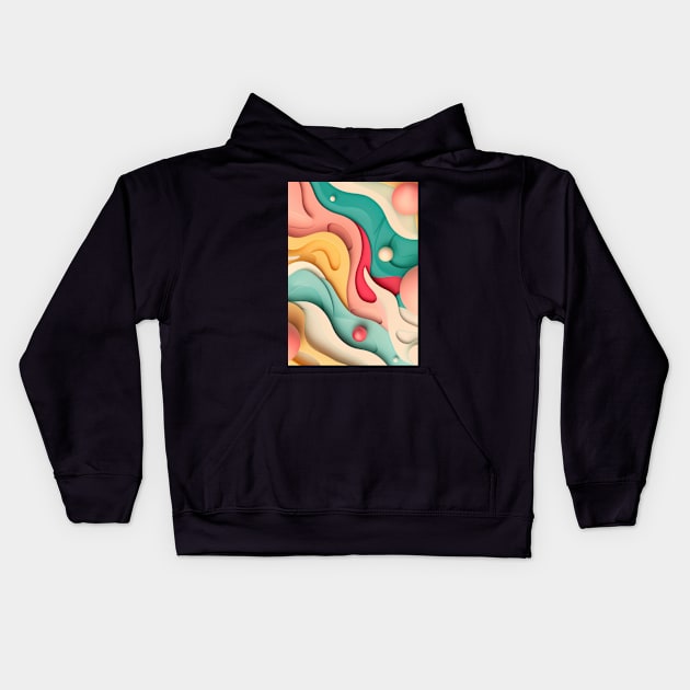 Color Swirl Harmony Kids Hoodie by star trek fanart and more